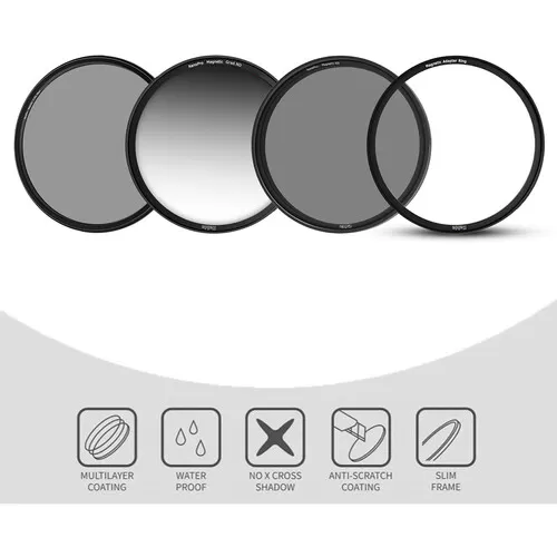 Bộ Combo Filter kit Haida NanoPro Magnetic (CPL, ND 1.8 & GND 0.9) - hút từ tính, dễ thao tác HD4755