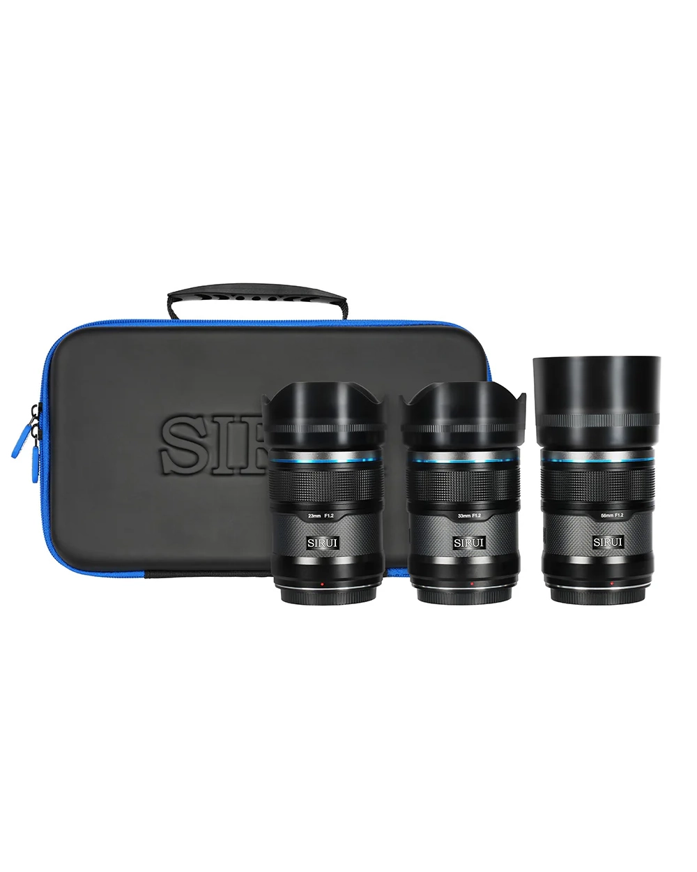 Combo 3 lens Sirui Sniper 23mm + 33mm + 56mm F1.2 autofocus for Fuji XF, Sony E, Nikon Z (APS-C)