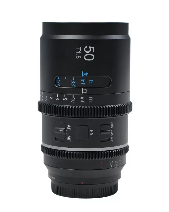 Ống kính Sirui Anamorphic Astra 50mm T1.8 autofocus - Tỷ lệ nén 1.3x for Sony E, Nikon Z, L-mount (full-frame)