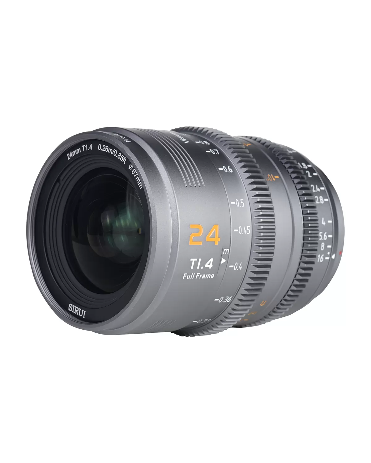 Lens Sirui Vision Prime (VP-1) 24mm T1.4 for Sony E, Canon RF, Nikon Z, Lumix L (full-frame) - Cine lens VP1 series