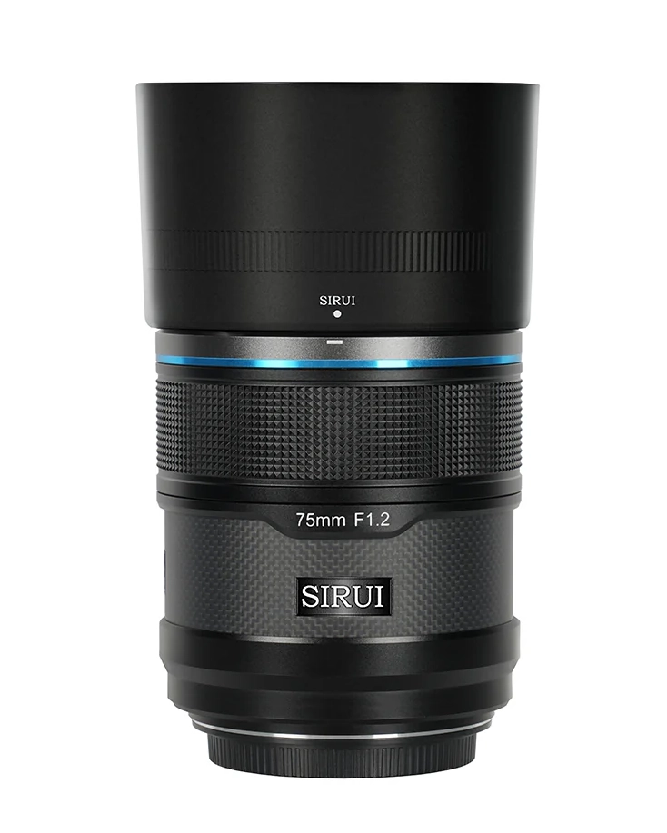 Ống kính SIRUI Sniper 75mm F1.2 autofocus for Fuji XF, Sony E, Nikon Z (APS-C)