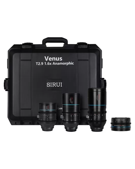 Combo 3 lens Venus Anamorphic 35mm + 75 mm + 150 mm T2.9 1.6X kèm theo Adapter anamorphic 1.25× (cho Nikon Z, Sony E, Canon RF, Leica SL)