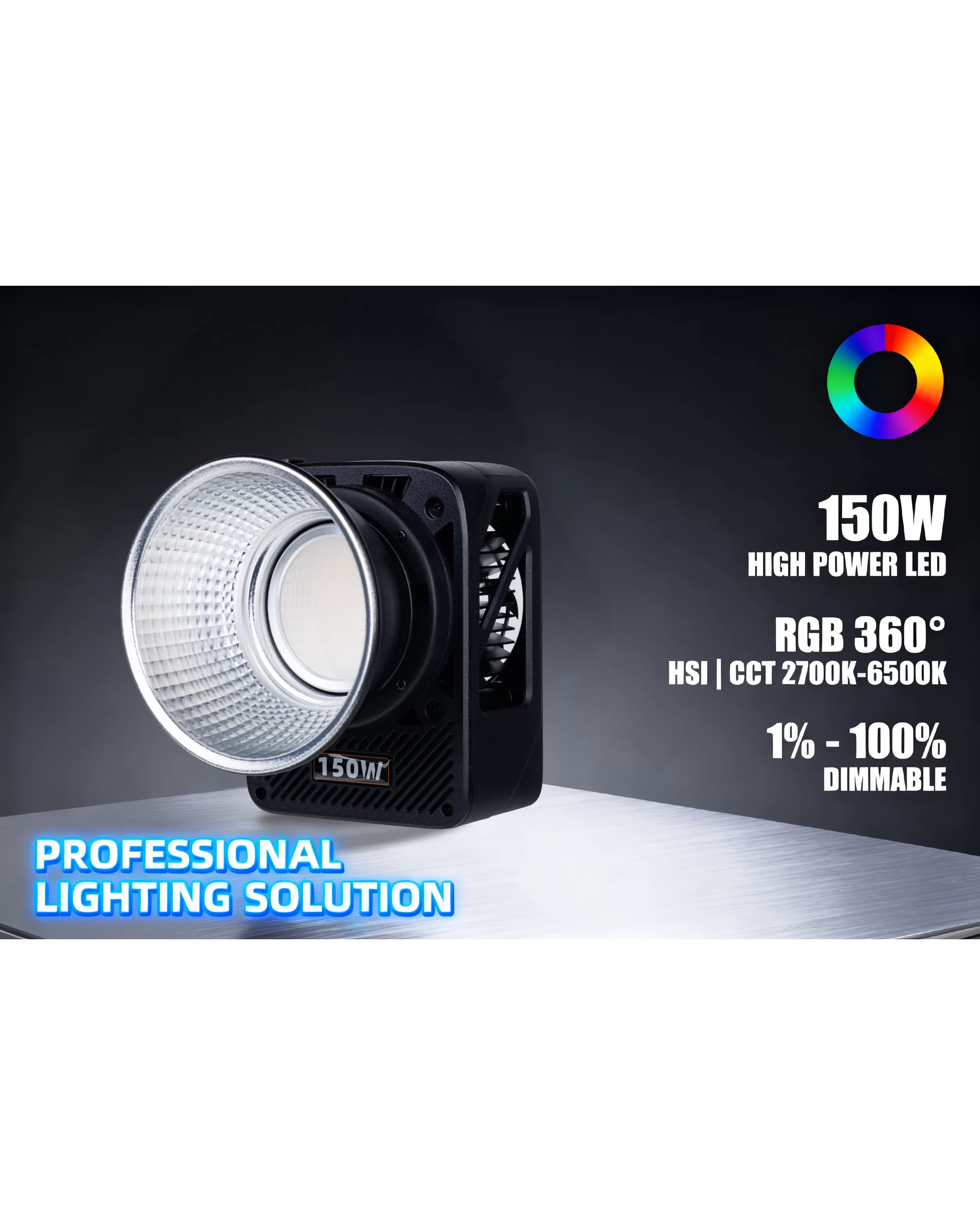 Đèn LED LIYADI 150W COB RGB