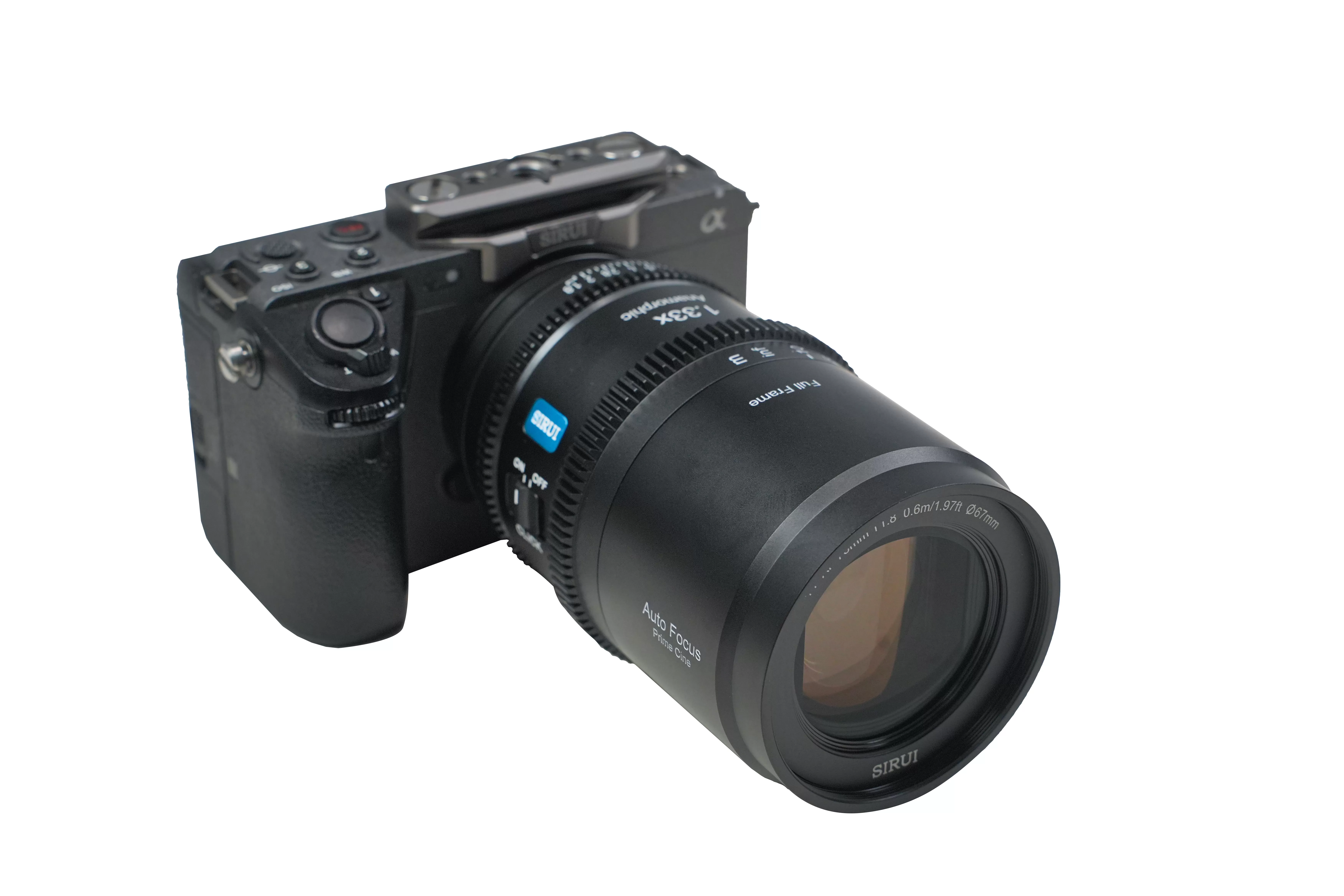 Ống kính Sirui Anamorphic Astra 75mm T1.8 autofocus - Tỷ lệ nén 1.3x for Sony E, Nikon Z, L-mount (full-frame)