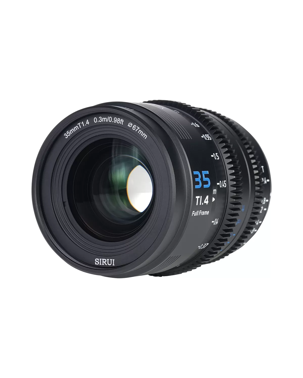 Lens Sirui Vision Prime (VP-1) 35mm T1.4 for Sony E, Canon RF, Nikon Z, Lumix L (full-frame) - Cine lens VP1 series