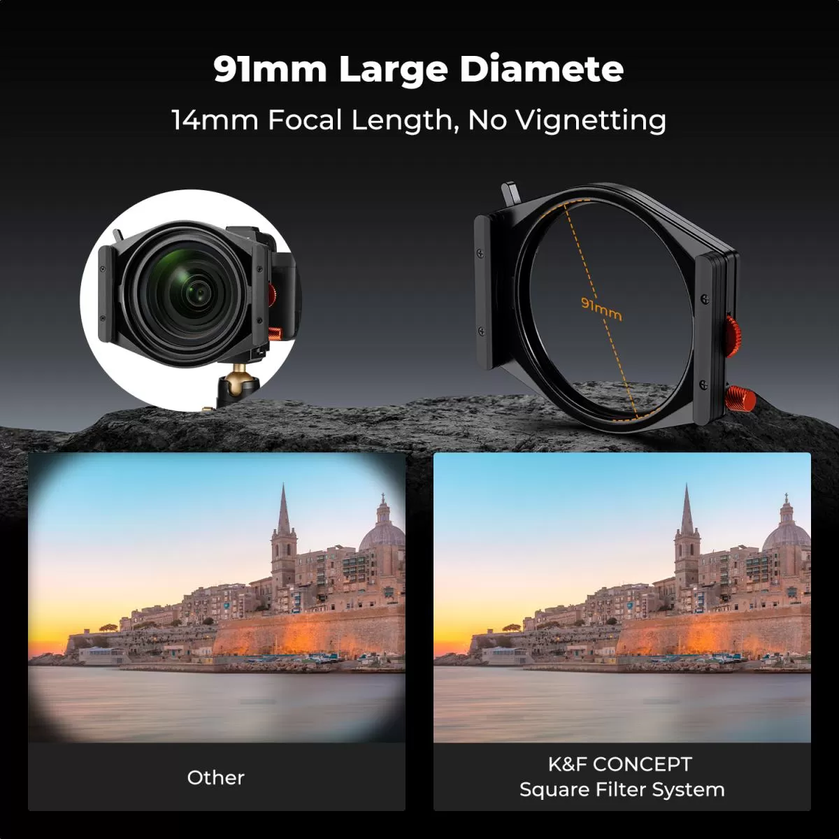 Bộ Square Filter Holder System X Pro Kit (holder + CPL filter + 4rings - SKU.1811