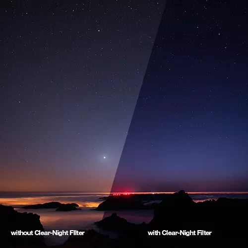 Filter chụp đêm / Haida Clear night (lắp sau lens Sigma 14-24mm f2.8 DG DN Art Sony E) - HD4647