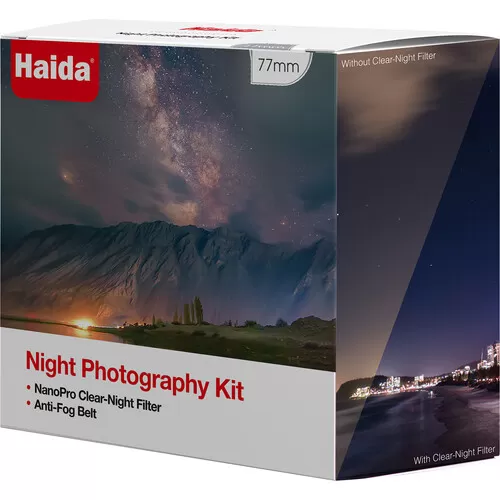 Bộ kit chụp đêm Haida Night Photography (Anti Fog Belt + filter Clear night) - HD4769