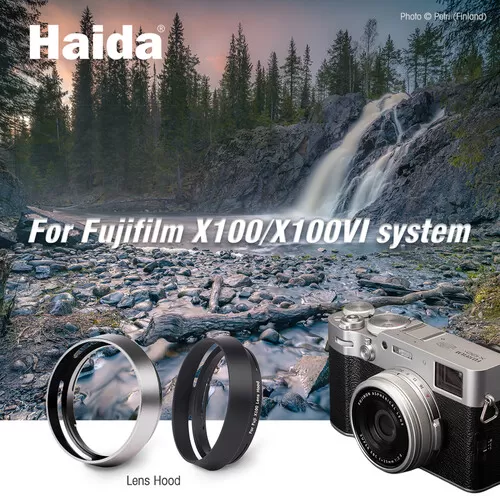 Lens Hood Haida cho máy ảnh FUJIFILM X100 series (màu Bạc) - HD4786