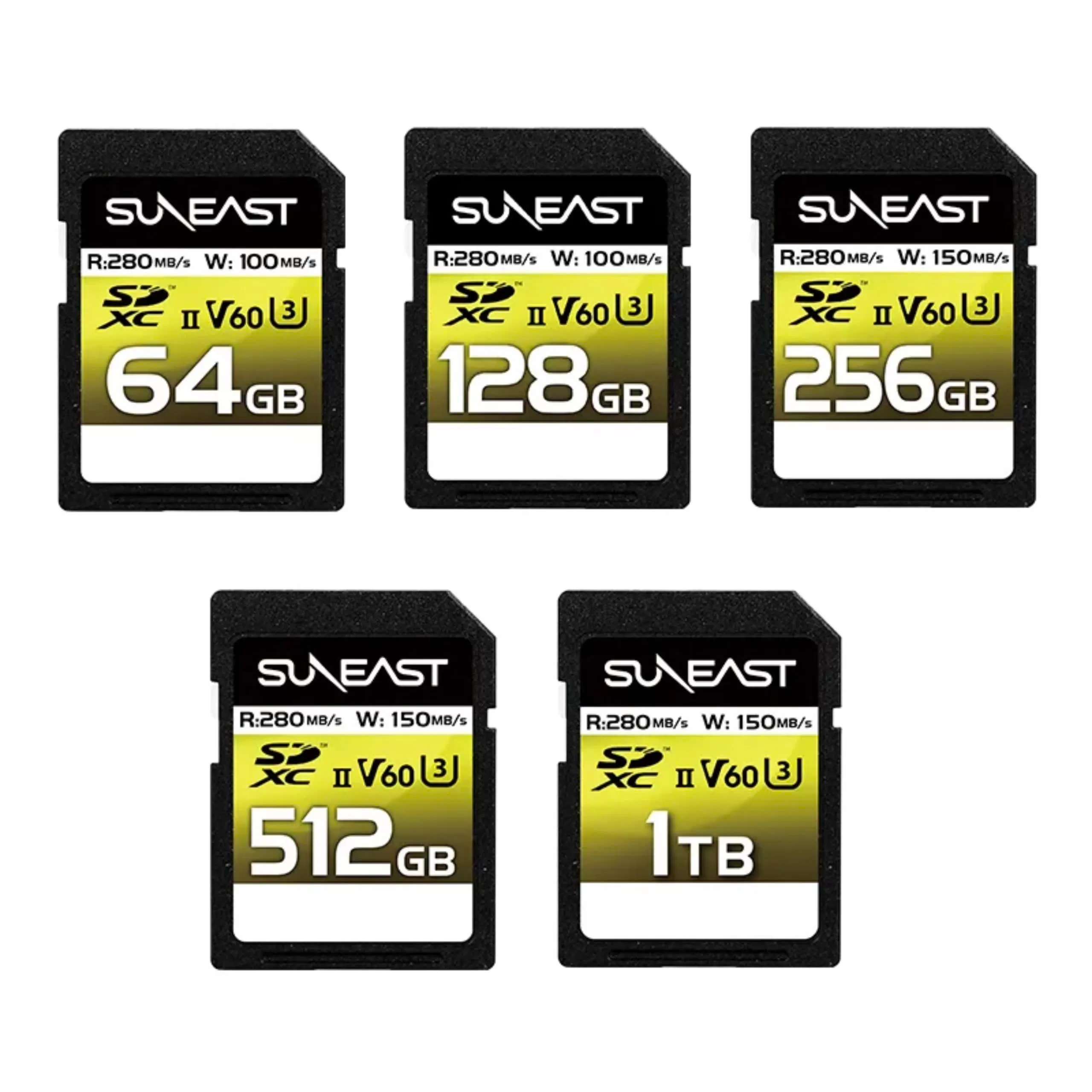 Thẻ nhớ SDXC SunEast Ultimate Pro V60 dung lượng 64GB | 128GB | 256GB | 512GB - UHS-II - Tốc độ 280MB/s