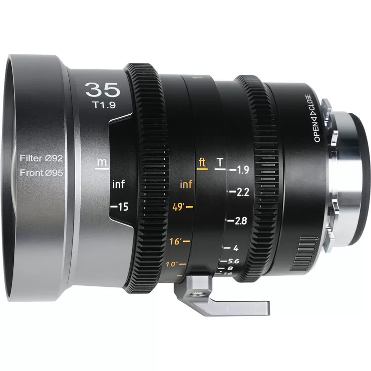 Ống kính cine anamorphic Sirui IronStar 35mm T1.9 Full Frame – 1.5x, PL/EF, Cinema Lens chuyên nghiệp