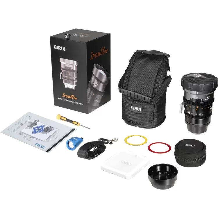 Ống kính cine anamorphic Sirui IronStar 35mm T1.9 Full Frame – 1.5x, PL/EF, Cinema Lens chuyên nghiệp