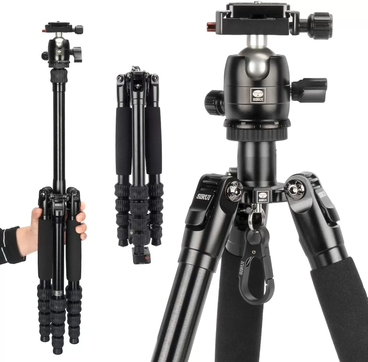 Chân máy ảnh Sirui Traveler 5AX kèm ballhead B-00K