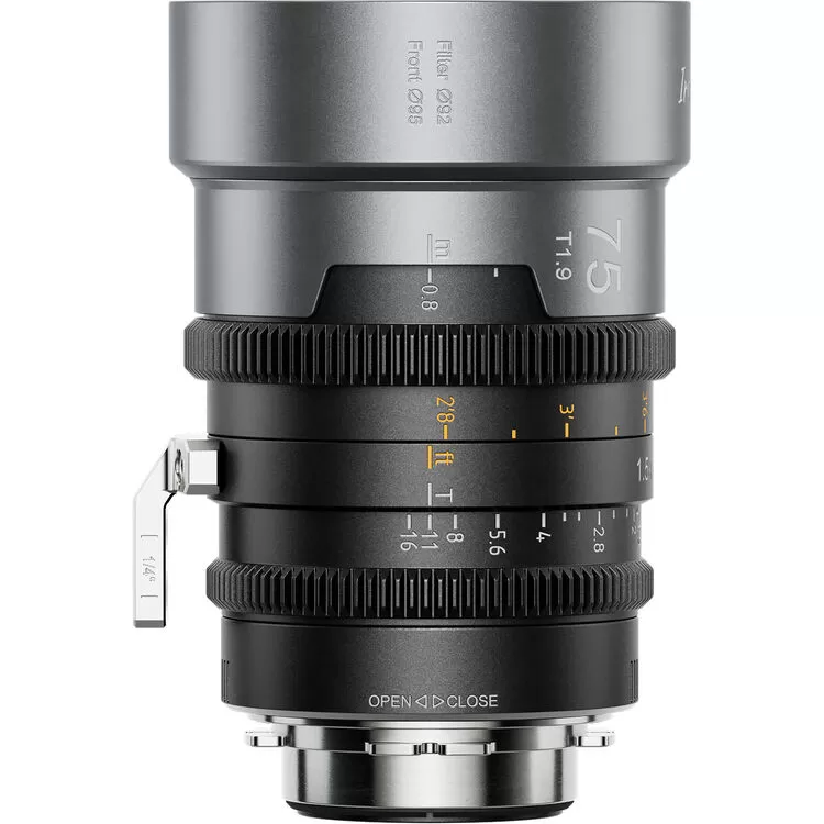 Ống kính cine anamorphic Sirui IronStar 75mm T1.9 Full Frame – 1.5x, PL/EF, Cinema Lens chuyên nghiệp