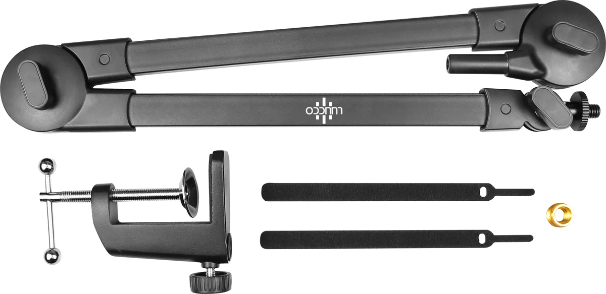 Cần gắn micro Luucco ARM1 hai đoạn, kẹp bàn, tải 700g