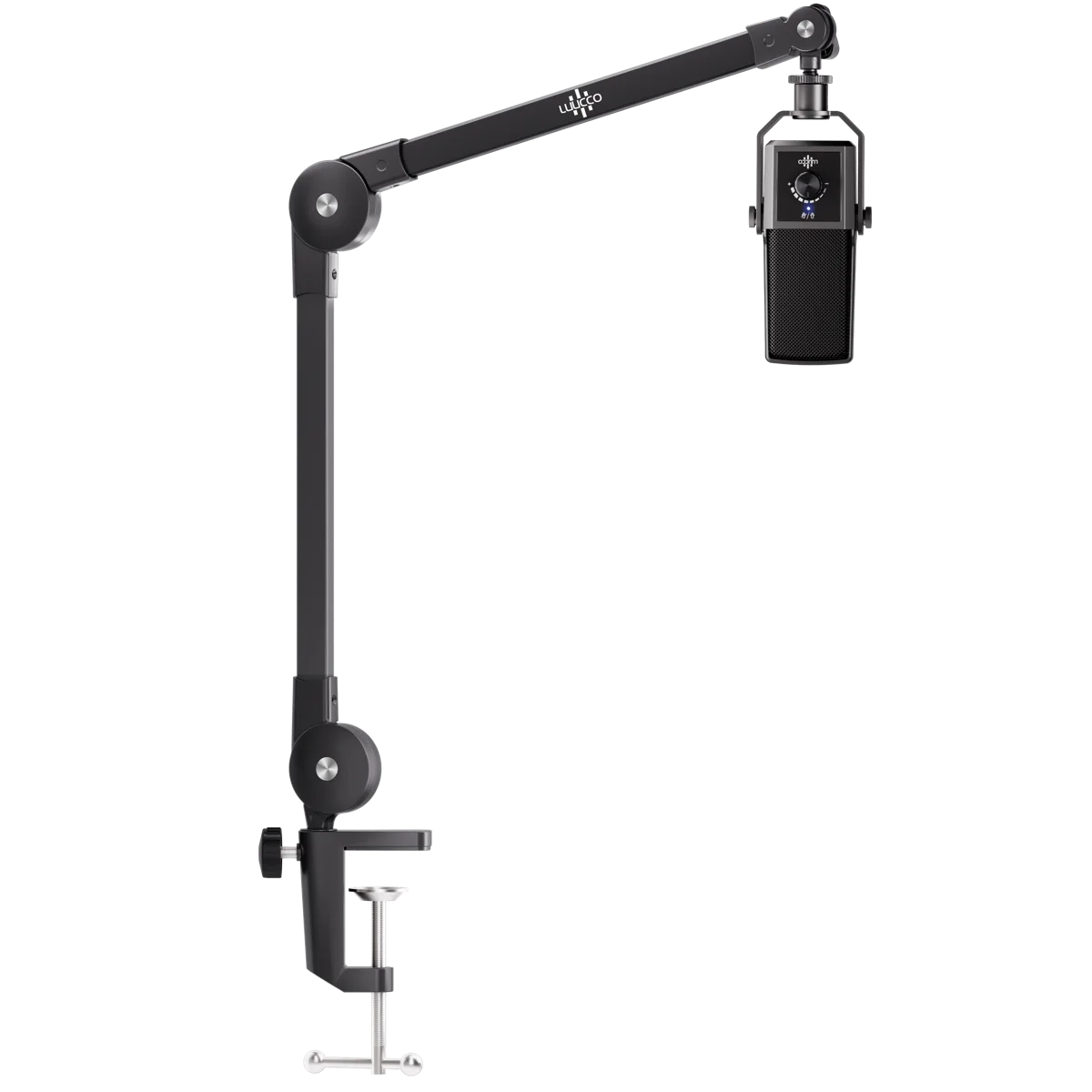 Cần gắn micro Luucco ARM1 hai đoạn, kẹp bàn, tải 700g