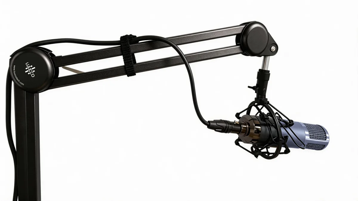 Cần gắn micro lò xo Luucco ARM2 (studio arm), tải 2kg, kẹp bàn