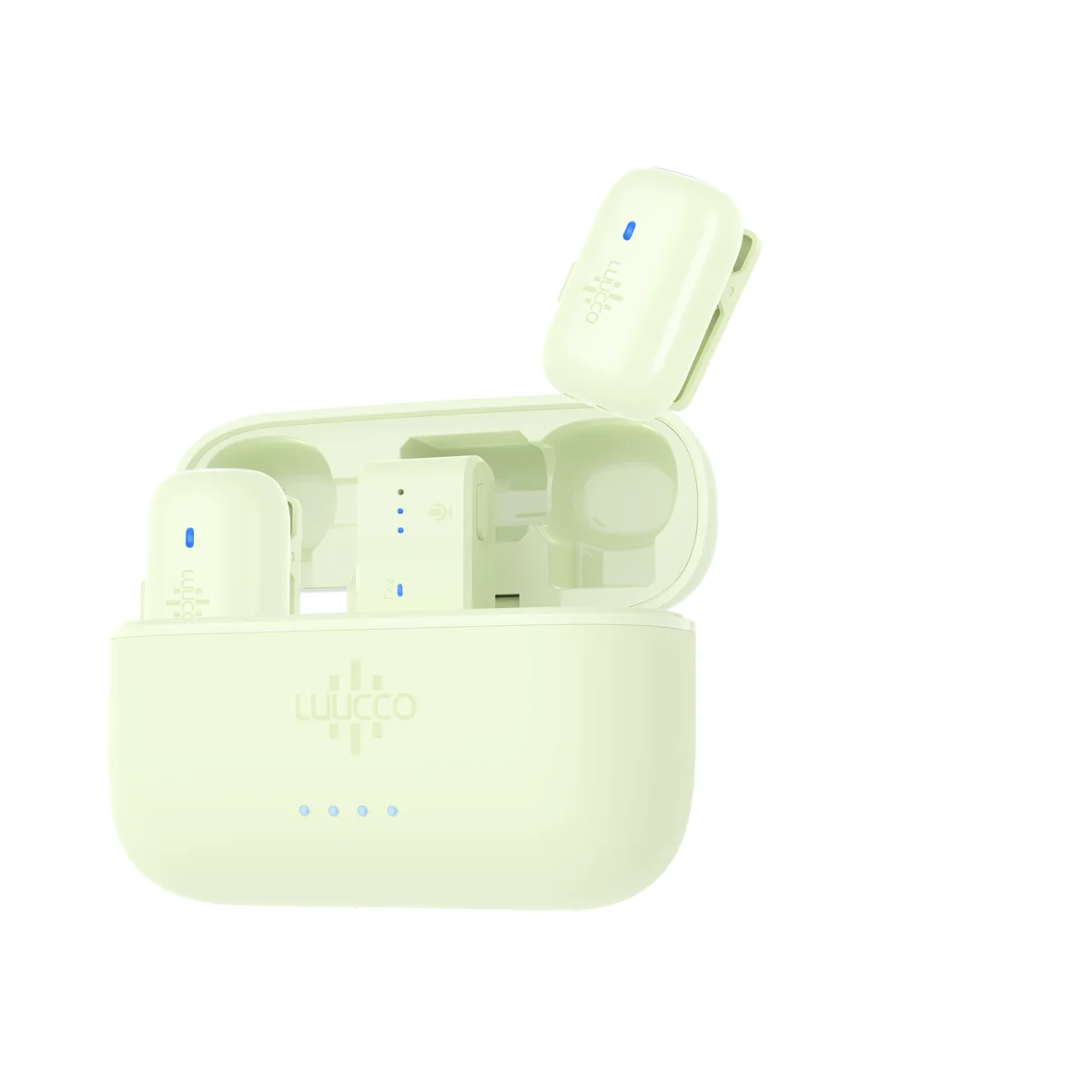 Micro cài áo không dây Luucco MiniPods K1 (USB-C), 1 phát 1 thu, siêu nhẹ (6gram), 4 màu