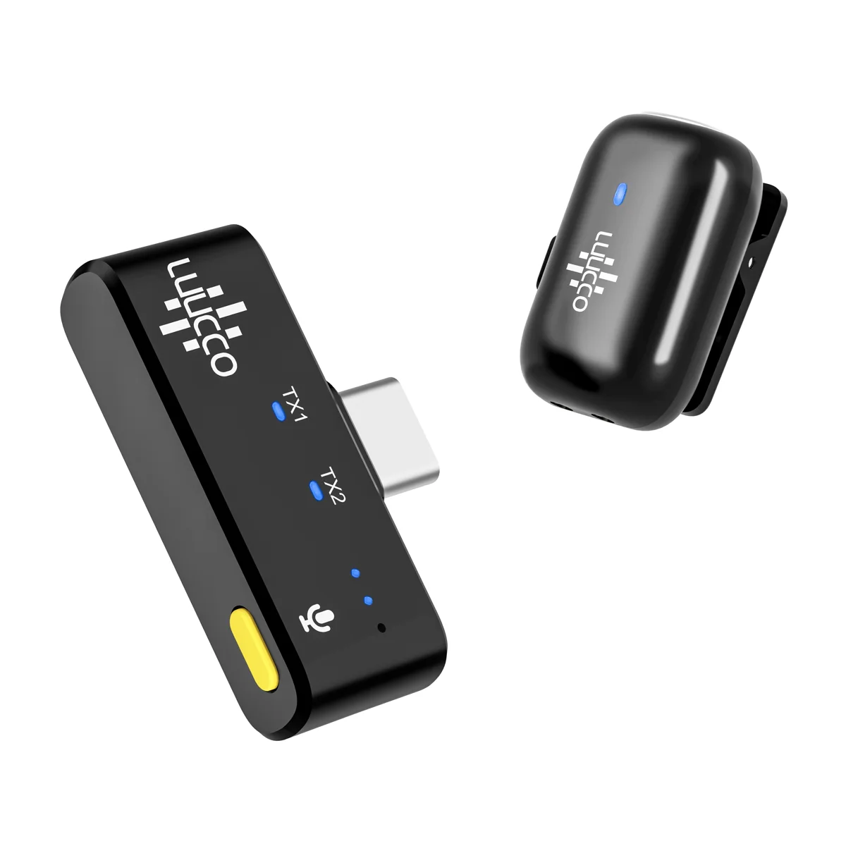 Micro cài áo không dây Luucco MiniPods K1 (USB-C), 1 phát 1 thu, siêu nhẹ (6gram), 4 màu