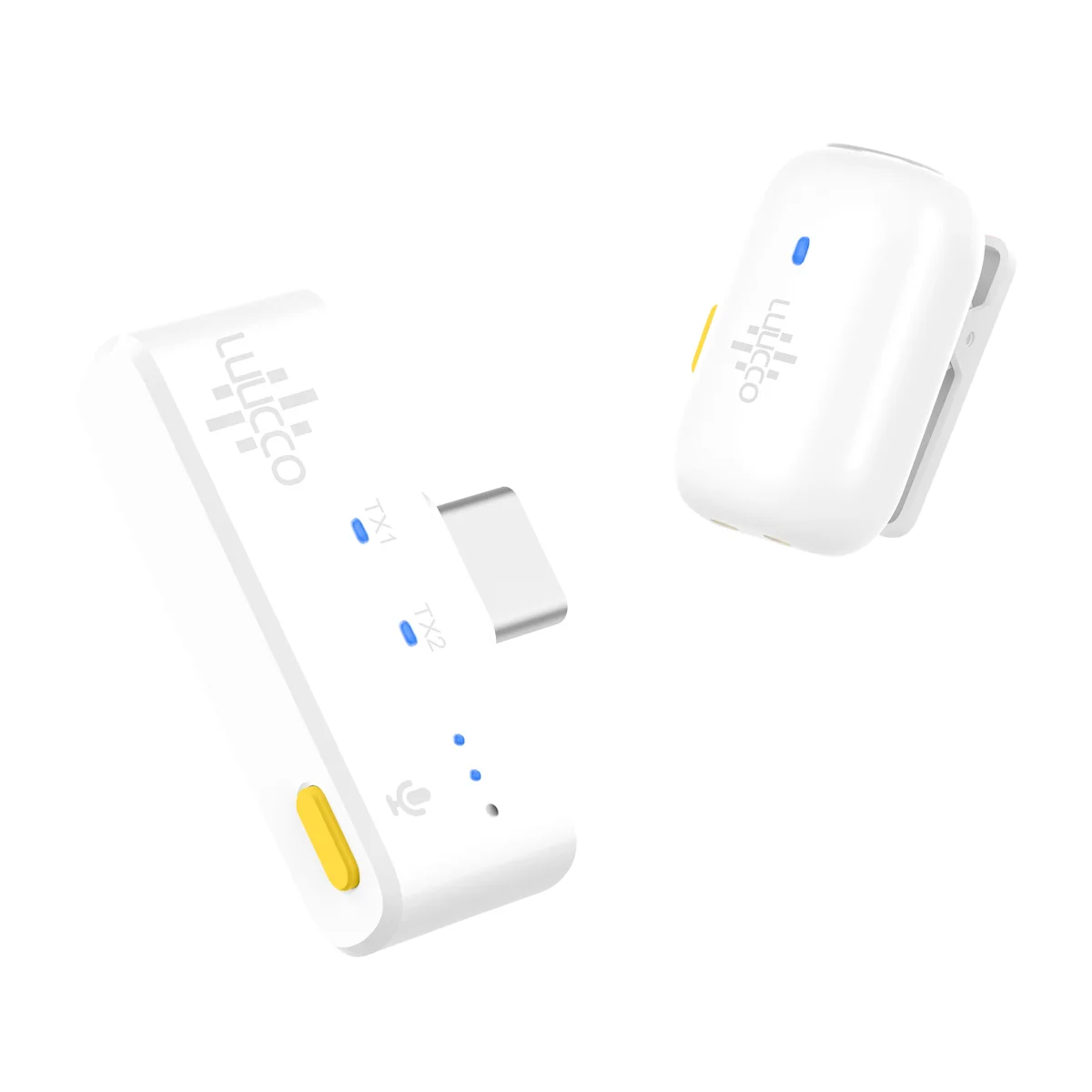 Micro cài áo không dây Luucco MiniPods K1 (USB-C), 1 phát 1 thu, siêu nhẹ (6gram), 4 màu